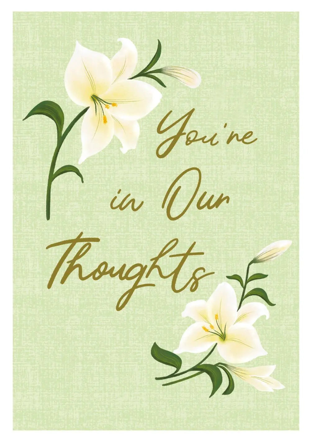 Sympathy Lilies Card