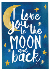 To the Moon and Back Card