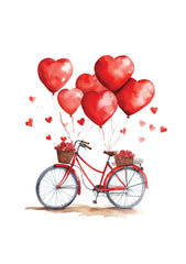 Valentine's Day Bike Ride Card